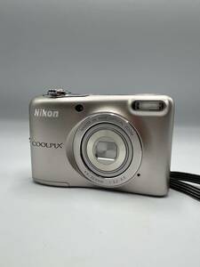 【1円スタート】【通電可】Nikon COOLPIX L30 コンパクトデジタルカメラ 単三電池式