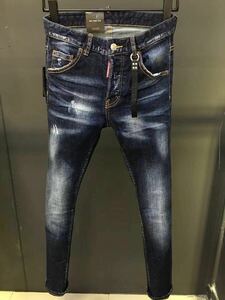 【未使用】 DSQUARED2 サイズ54 ディースクエアード デニム ジーンズ ジーパン Gパン パンツ ボトムス.