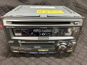 【中古】カーオーディオ パイオニア カロッツェリア carrozzeria FH-P050MDzz CD/MP3/WMA/MDLP対応 動作音出し確認済み品 