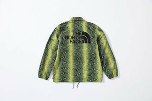 新品 未使用 国内正規品 ◆ Supreme/The North Face Snakeskin Taped Seam Coaches Jacket グリーン サイズM ◆ 代官山店舗購入商品