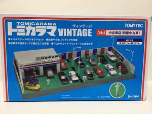 トミカラマ☆ヴィンテージ 中古車店 日産中古車☆新品 未開封 トミーテック ニッサン