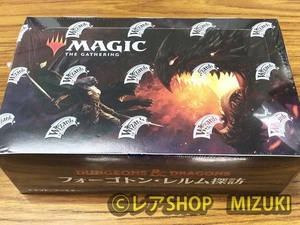 MTG/フォーゴトン・レルム探訪　ドラフト・ブースター 1BOX　日本語　未開封