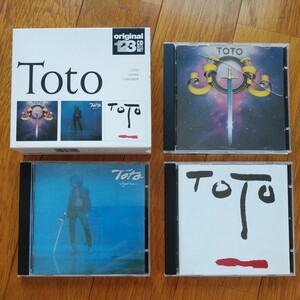 TOTO (TOTO ・HYDRA ・TURN BACK) 輸入盤 中古品　BOX SET 3枚 　CDケース割れあり