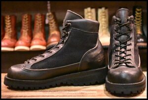 【6W 良品 黒タグ】Danner ダナーライトブラック 黒 ゴアテックス GORE-TEX ビブラム ハイキング 編み上げ ブーツ HOPESMORE