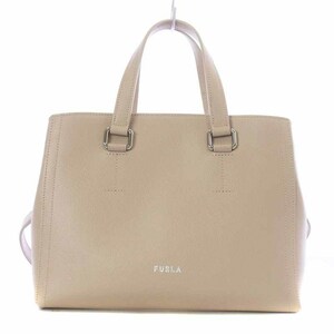 フルラ FURLA NEXT ハンドバッグ ショルダーバッグ 2WAY レザー ベージュ /AT9 レディース