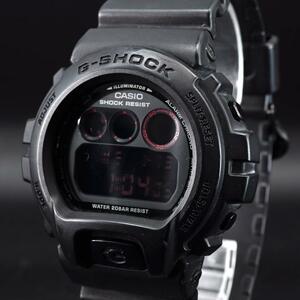 美品 CASIO カシオ DW-6900MS G-SHOCK ジーショック レッドアイ クォーツ デジタル 海外限定 メンズ 男性 腕時計 正規品 電池交換済 w-9108