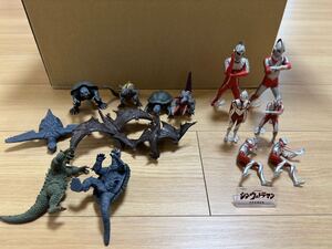 1円スタート ジャンク品 ウルトラマン 怪獣 他 ソフビ フィギュア まとめ売り 大量 セット