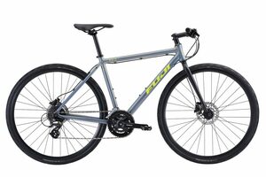 FUJI RAIZ DISC 油圧Discブレーキ搭載 クロスバイク 19インチ グレイネオン 新品 1台在庫あり　即納