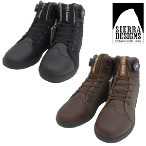 ▲SIERRA DESIGNS シエラデザインズ メンズ ダイヤル式 バイク対応ブーツ SD5012 ダークブラウン DarkBrown 26.5cm (0910010709-db-s265)