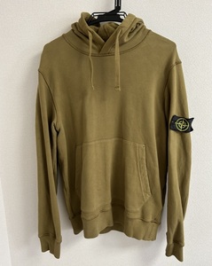 STONE ISLAND ストーンアイランド メンズ パーカー M サイズ 731564120 ライトベージュ プルオーバー パーカー 裏起毛 長袖 フーディー