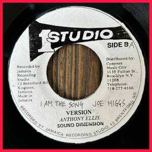 ★Repressed from original stampers！沁みる名曲！【Joe Higgs - I Am The Song / Derrick Morgan - Leave Earth】7inch Studio One JA Re