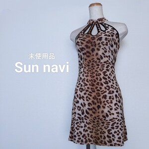 ★☆新品　Sun Navi　豹柄　チュニック　ワンピース　ドレス　M　キャバドレ