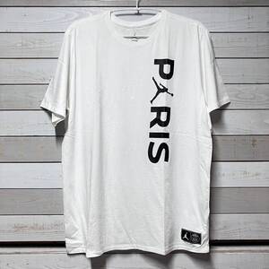 SIZE XXL NIKE AIR JORDAN PSG PARIS SAINT GERMAIN TEE SHIRT WHITE ナイキ ジョーダン パリサンジェルマン ホワイト Tシャツ