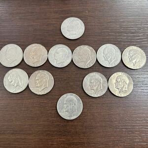 12枚セット　リバティ 1ドル イーグルコイン他 1971年 1972年 1974年 1977年　1776・1976年 合計12枚 アメリカ 中古品