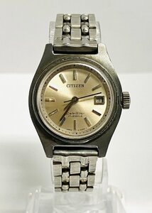 qow.Z3518　シチズン　CITIZEN　4-530641KA　ss×ベージュ盤　レディース腕時計　手巻き