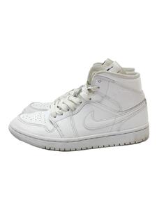 NIKE◆AIR JORDAN 1 MID/24cm/ホワイト