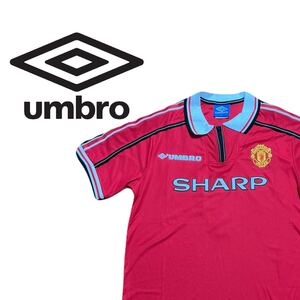 1円〜 1円スタート 1スタ　umbro アンブロ　マンチェスターユナイテッド　ユニフォーム　ベッカム XL マンU プレミアリーグ　ゲームシャツ 