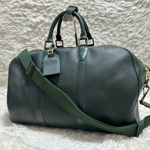 美品◆ ルイヴィトン LOUIS VUITTON ケンタルPM タイガ ボストンバッグ トラベルバッグ 2WAY ビジネス メンズ エピセア M30124 ショルダー