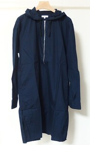 Engineered Garments エンジニアードガーメンツ Long Bush Shirt Pima Poplin ロング ブッシュ シャツ S 紺