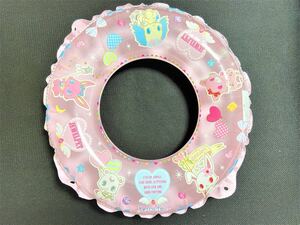 ③サンリオ ジュエルペット 60cm 浮き輪 空気ビニール 空ビ ピンク うきわ ルビーちゃん inflatable Jewelpet PoolToys SwimRing PoolFloat