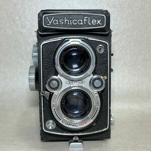 W2 3-127）Yashica flex ヤシカフレックス yashikor 1:3.5 f=80mm 二眼レフカメラ 