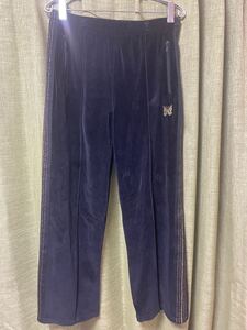 24AW 【Needles/ニードルス】LOVELESS 別注トラックパンツ Track Pant C/Pe Velour (Regular Fit) M ブラック