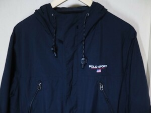 POLO SPORT ナイロン ジャケット M ブラック マウンテンパーカー ラルフローレン ポロスポーツ