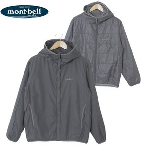 モンベルmont-bell■サーマランド パーカ 中綿入り リバーシブル ジャケット 1101409■S■グレー ※NK4d02105