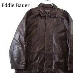 【90～00s】Eddie Bauer エディーバウアー レザージャケット 中綿