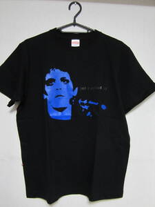 即決★新品ロックＴシャツ★ルー・リード★LOU REED★ブラックボディ×ブループリント★文字部分ブラックプリント★S/M/L/XLサイズ