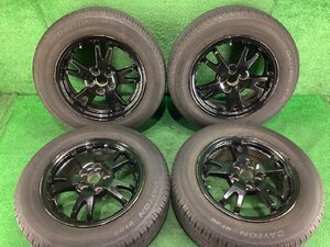 トヨタ 純正 15インチ ZVW30 プリウス 後期 195/65R15 デイトン DT30 15×6J +45 PCD100 53mm 5H タイヤホイール4本 アルミ