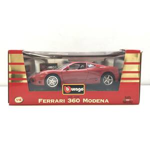 ☆中古品☆ Bburago ブラーゴ ミニカー 1/18 FERRARI フェラーリ 306 MODENA 1999 開封品