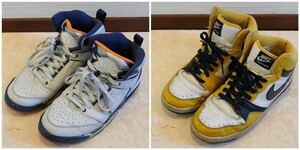 【ジャンク品】NIKE AIR JORDAN SIXTY PLUS (26.5cm) / NIKE COURT FORCE HI (26.5cm)＃エアジョーダン＃コートフォース