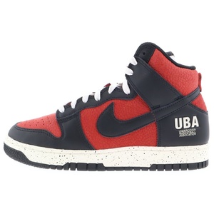 NIKE ナイキ ×UNDERCOVER DUNK HI 1985 UBA DD9401-600 アンダーカバー ダンク ハイカットスニーカー ネイビー/レッド US8/26.0cm