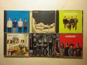 『Weezer アルバム6枚セット』(帯付有,Weezer,Pinkerton,The Green Album,Maladroit,Make Believe,The Red Album,USロック,Power Pop)