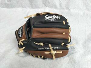 ♪左きき用 ローリングス製 野球グローブ PL90BK 少年野球 ソフトボール 9インチ 子供 キッズ ◆Raｗlings Baseball Glove 送料無料！