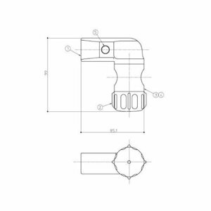 ●[AFKK581N2]TOTO スライドハンガー　φ22スライドバー用シャワーフック