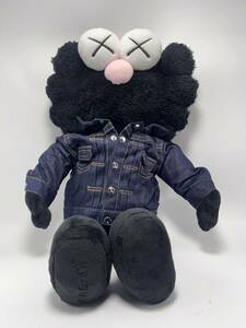 ●KAWS Plush BFF x Dior (black) カウズ ぬいぐるみ 人形