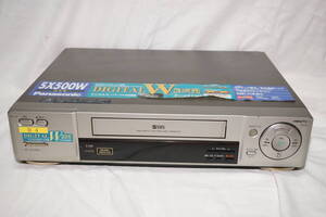 ★　Panasonic　パナソニック　★　S-VHS　ビデオデッキ　Junk　ジャンク　【 NV-SX500W 】