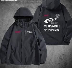 SUBARU STI フード付き ウィンンドブレーカパーカー S〜5XL/カラー選択可