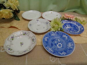 洋食器　Linden/Spode/RICHAD　Ginori　ソーサー各種　6客　中古品