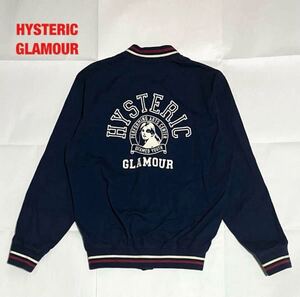 【人気】HYSTERIC GLAMOUR　ヒステリックグラマー　HGC UNTAMED YOUTH ブルゾン　ヒスガール　カレッジプリント　ユニセックス　02201AB07