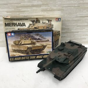 ▼戦車 プラモデル 3点セット TAMIYA 1/35 メルカバ主力戦車 1/48 M1A2 エイブラムス戦車 XINYU 陸上自衛隊10式戦車 (試作車両) ジャンク