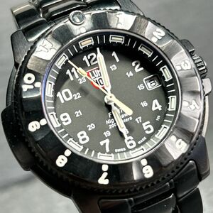 美品 LUMINOX ルミノックス NIGHTHAWK ナイトホーク F117 パイロットウォッチ 3400シリーズ 腕時計 クオーツ アナログ 動作確認済み