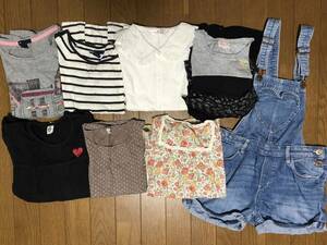 女の子　130サイズ　　長袖シャツ・パンツなど　8点セット　FIND＆FAVOR・GITA COLLECTION・CHAMIC・Gap　Kids・H&M　など