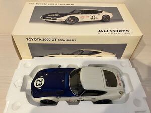 トヨタ 2000GT SCCA Autoart オートアート 1/18 