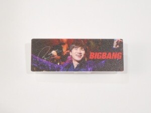 韓国 K-POP☆BIGBANG ビックバン D-LITE テソン☆ホワイトアクリルネームバッチ　名札　B-85