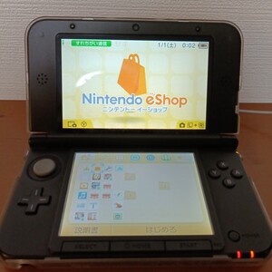 Nintendo 3DS LL 任天堂　赤　レッド　動作確認済み　持ち運び用ケース付き