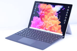 即配 11世代CPU バッテリー良 液晶状態良 純正キーボード付 Win11 Surface Pro 7+ i5-1135G 8G NVMeSSD256G 12.3PixelSense WiFi6 顔認証