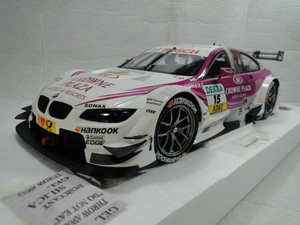 ミニチャンプス　1/18　BMW　M3　DTM　BMW　TEAM　RBM　MAMPAEY